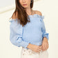 Sunny Day Smocked Off-the-Shoulder Top