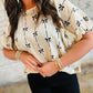 The Ember Ivory Bow Top - Pre Order