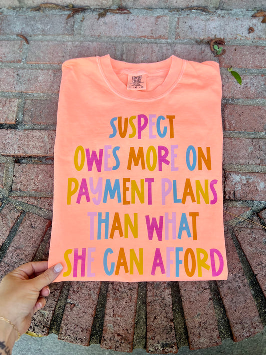She owes more than she can afford