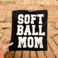 Softball Mom Faux Chenille Patch Tee