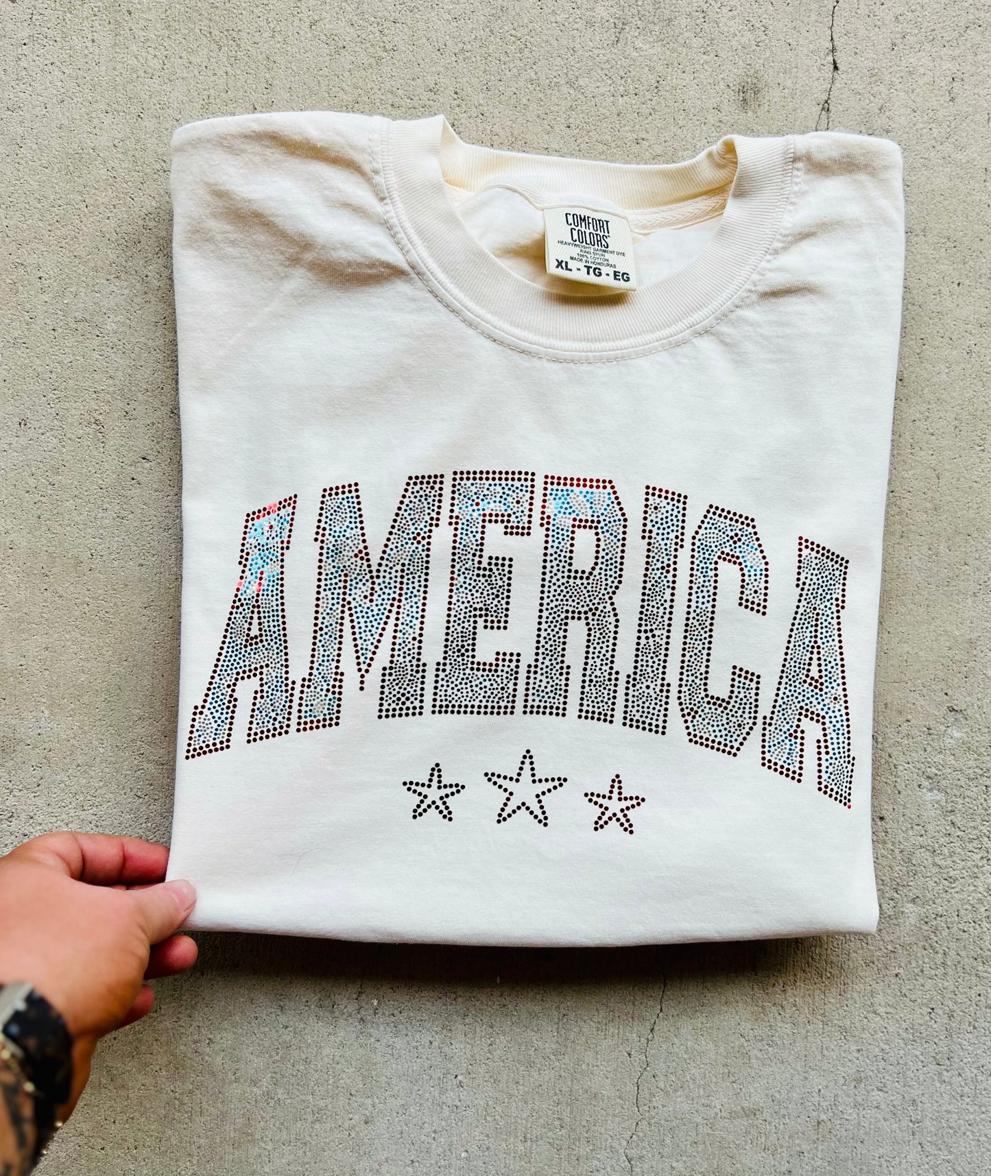 America Floral Spangled Tee - Mommy & Me - Pre Order