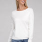 Viscose Round Neck Basic Sweater