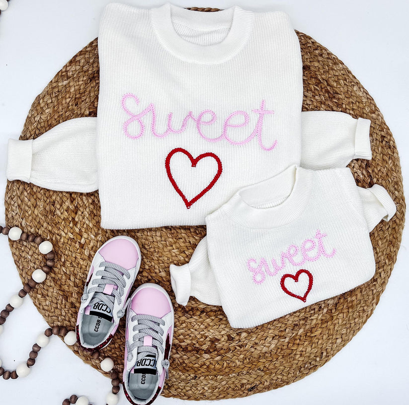 Mommy and Me Valentine's Sweetheart Sweater