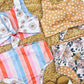 Rainbow Stripe & Vintage Floral Reversible Swimsuits