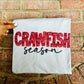 Faux Glitter Crawfish Season Tee