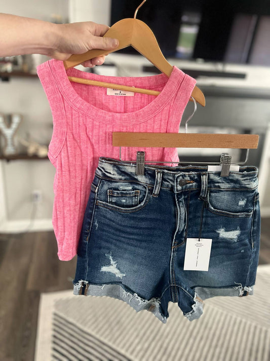 Zenana Tank & Denim Combo - Pre Order