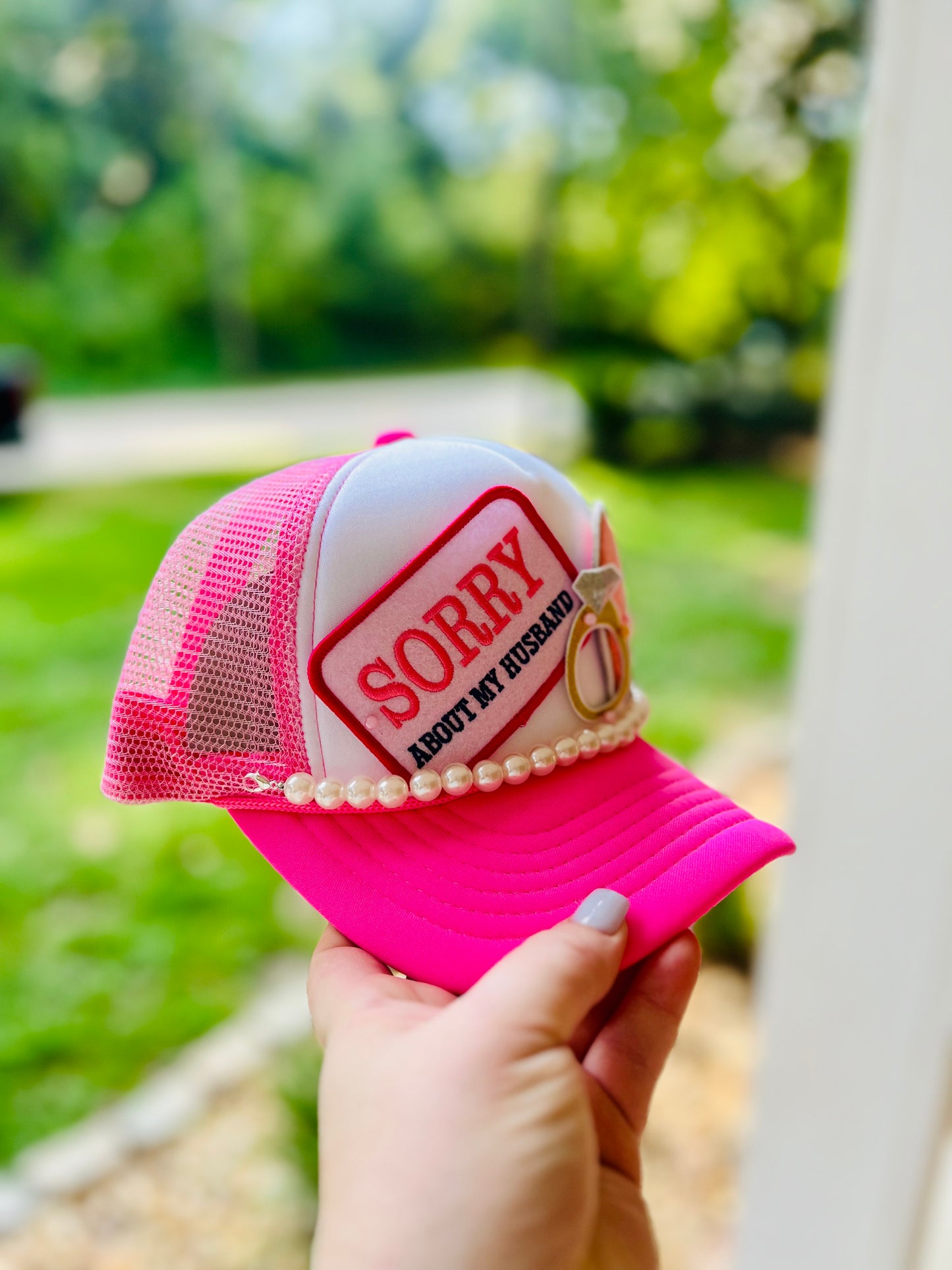 One of a kind - Sorry about my husband hat