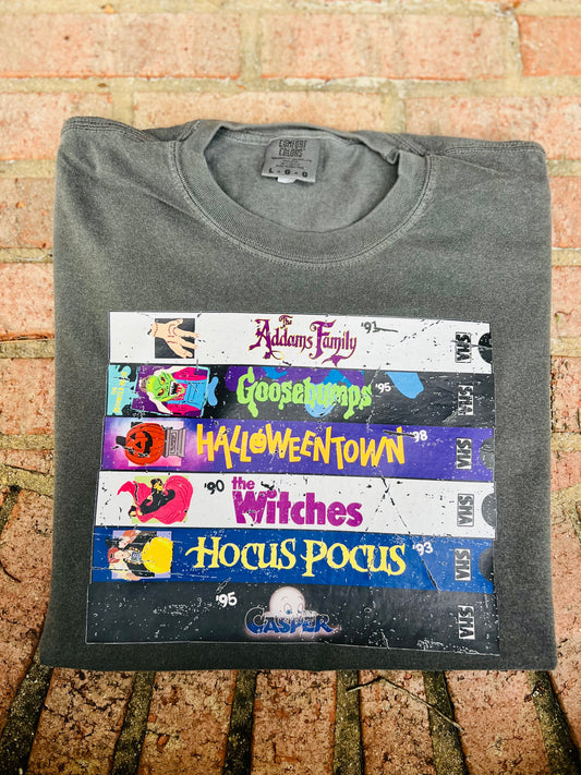 OG Halloween VHS tapes tee