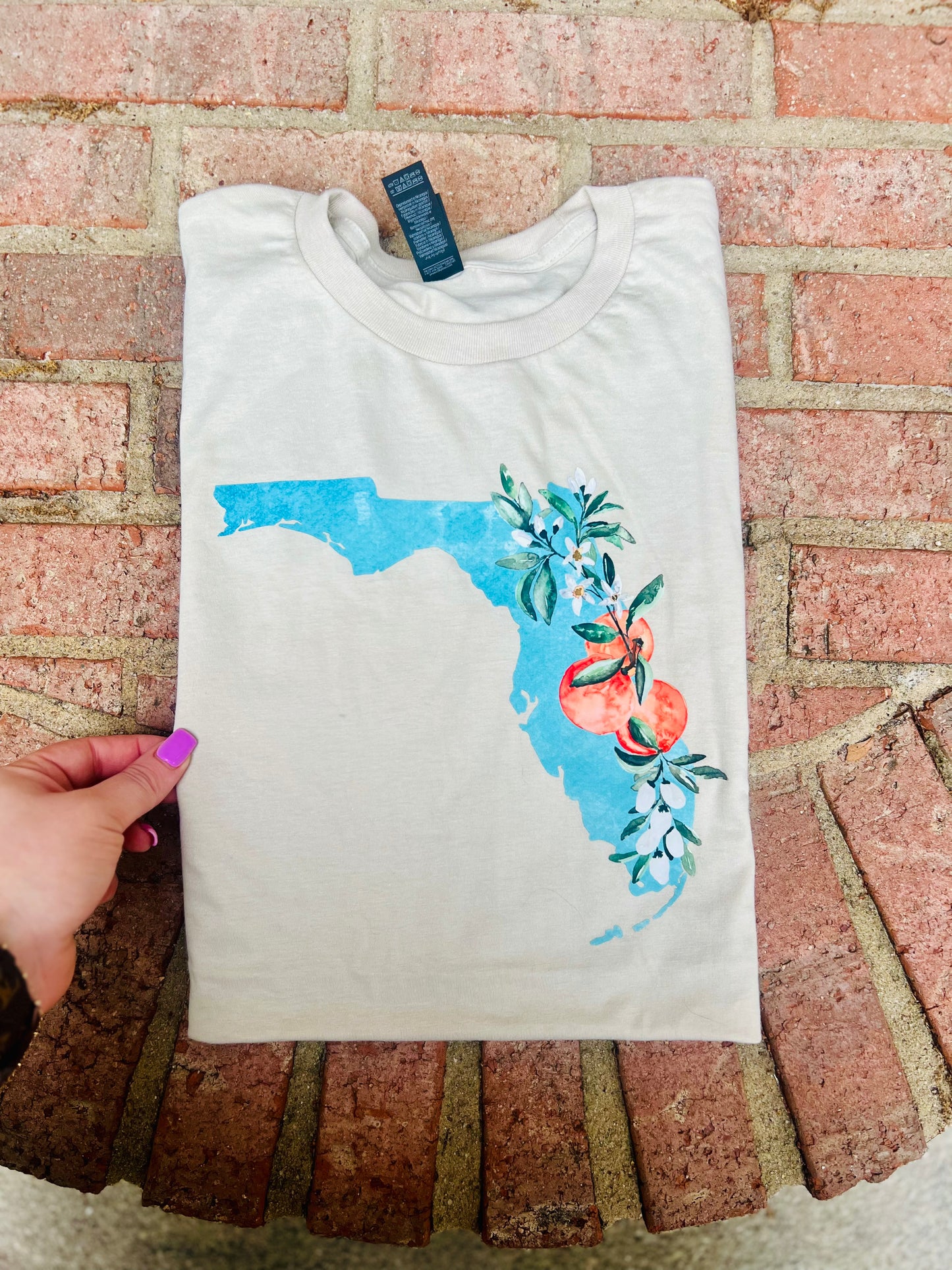 Watercolor FL Oranges Tee