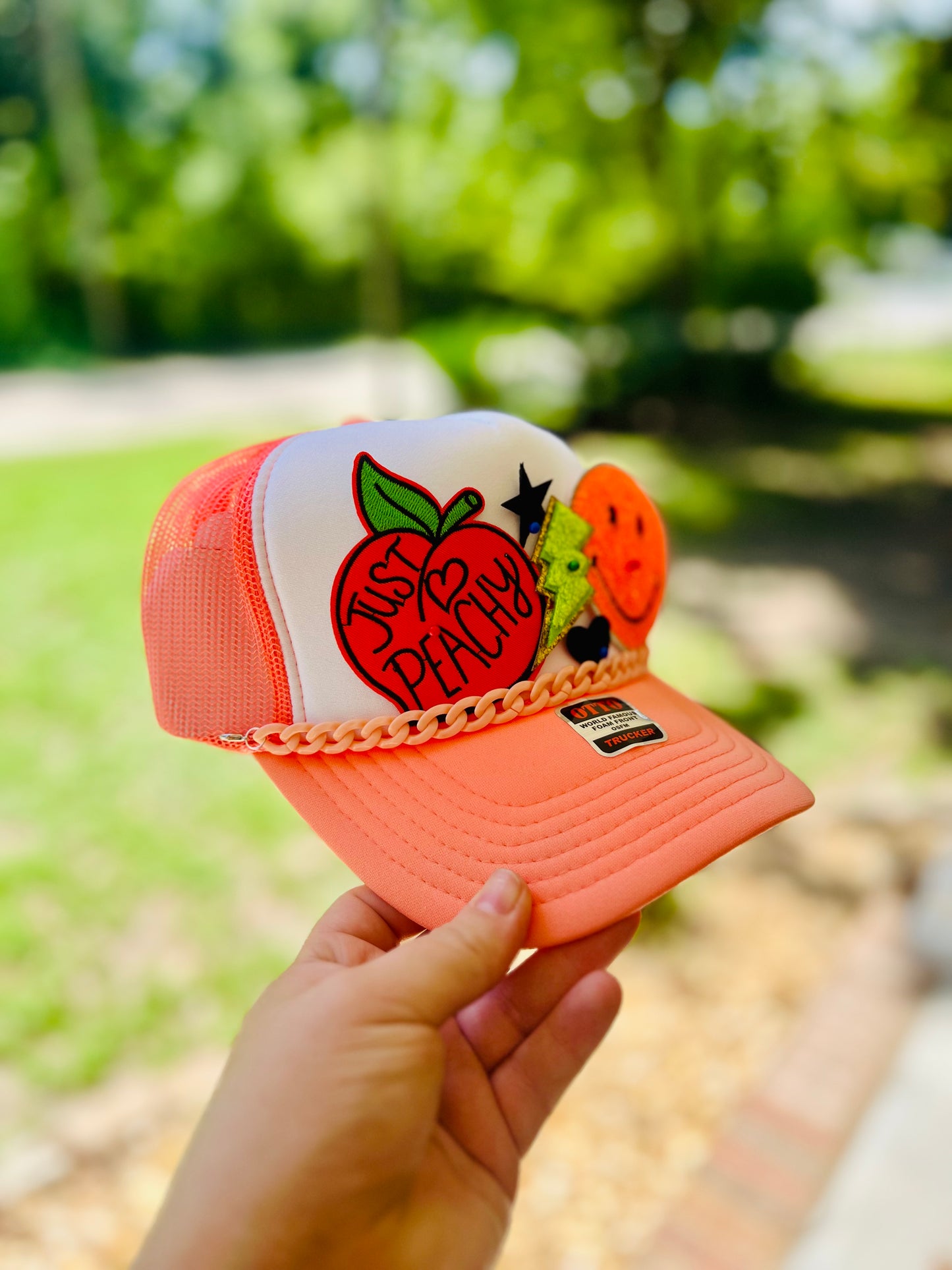 One of a kind - Just Peachy Hat