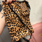 Leopard Felt Crossbody