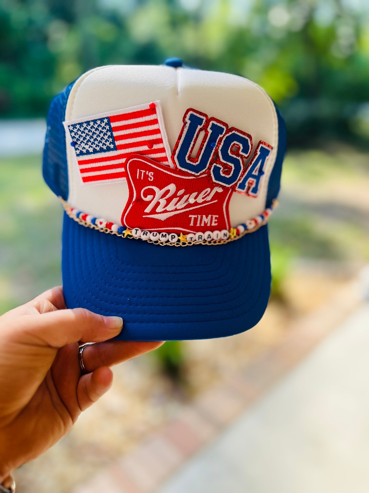 One of a kind - Its River Time Patriotic Hat