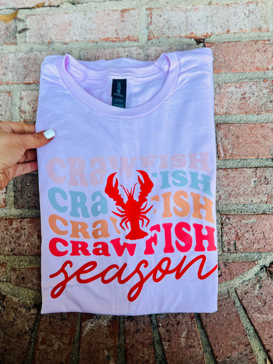 Crawfish season repeat tee