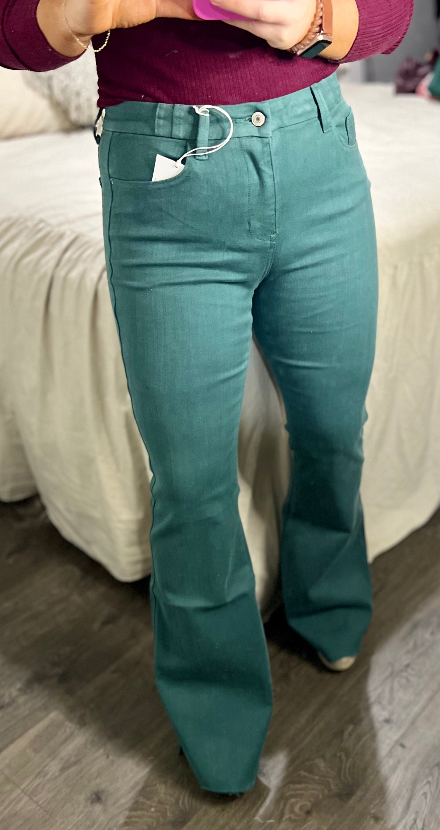 Super High Rise Wide Leg Jeans - SAMPLE