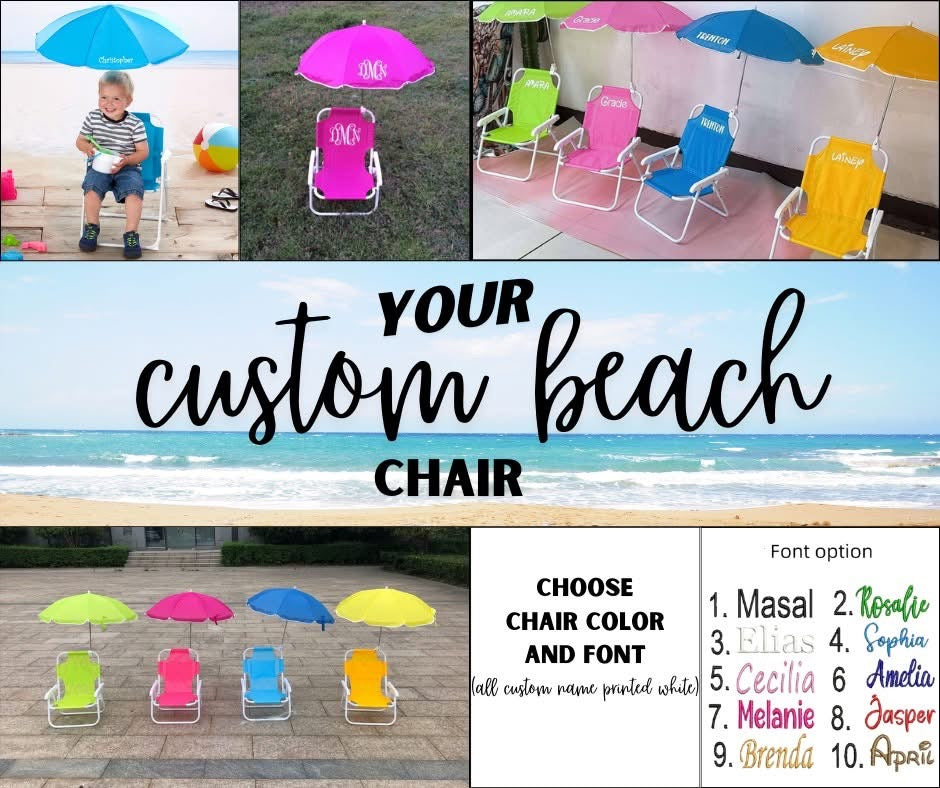 Your Custom Beach Chair - Pre Order