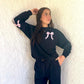 Bow Sweatshirt & Sweatpants