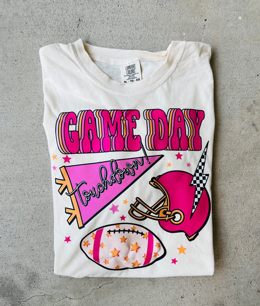 Preppy Pink Game Day Tee