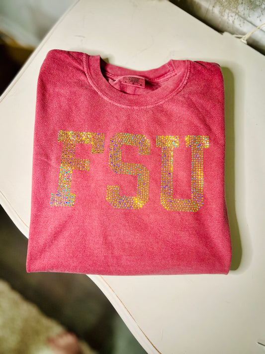 Garnet & Gold FSU spangled tees