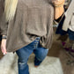 Wishy Washy Mineral Washed Oversized Top