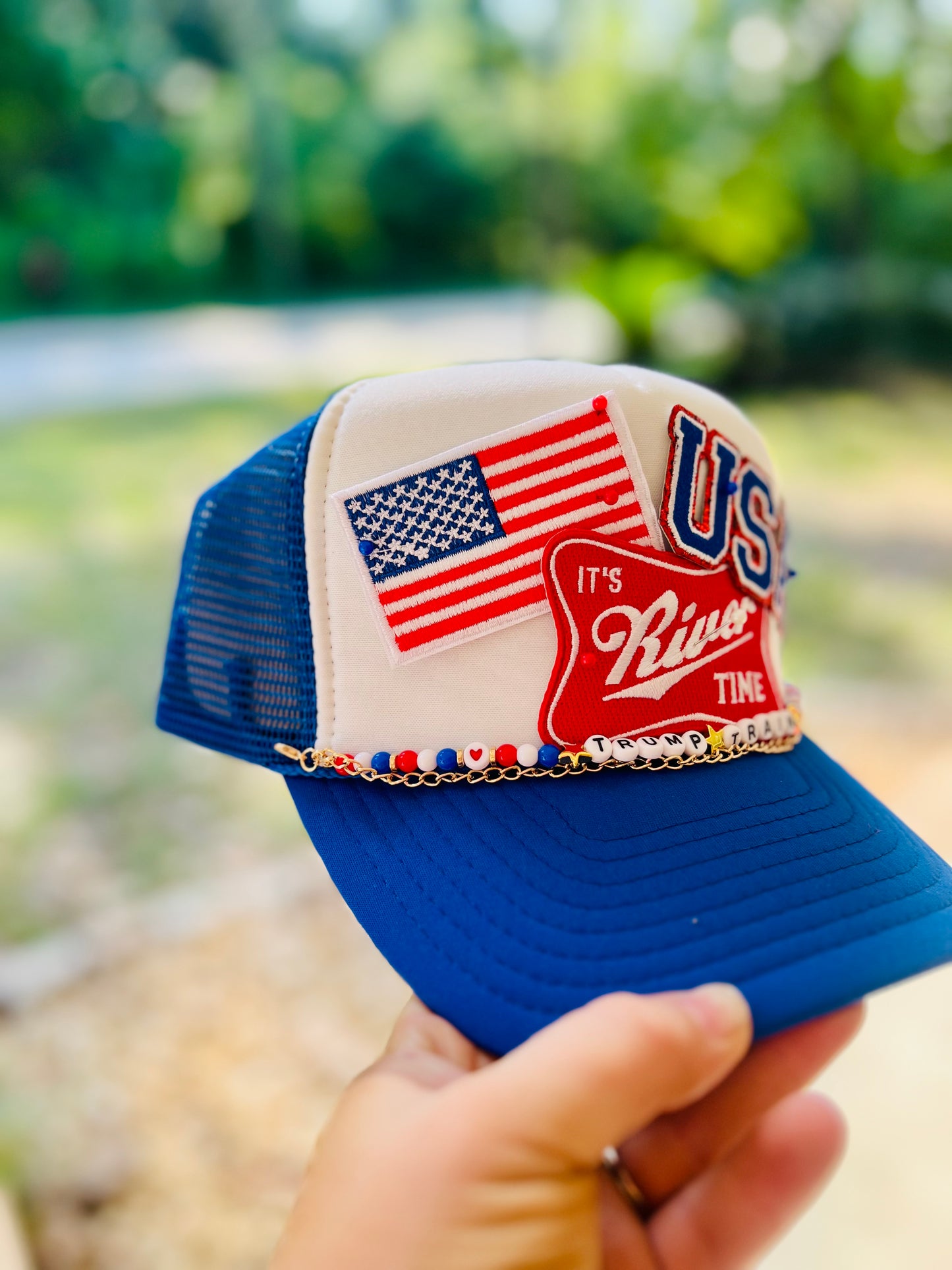 One of a kind - Its River Time Patriotic Hat