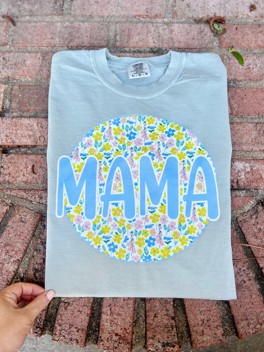 Field of flowers mama tee