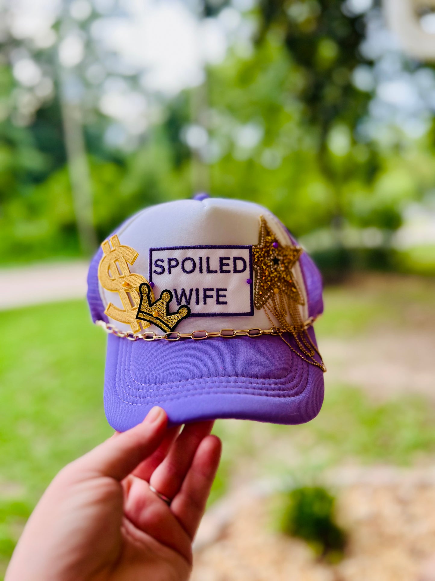 One of a kind - Golden Spoiled Wife Hat