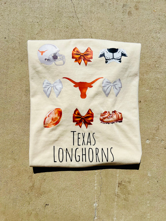 Texas Longhorns Coquette Tee