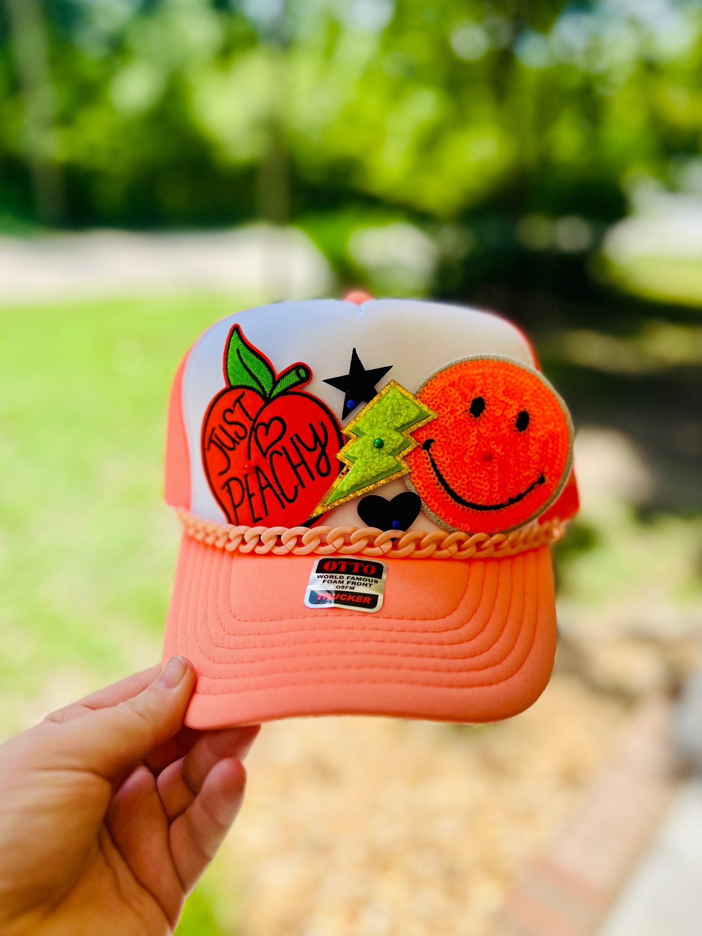 One of a kind - Just Peachy Hat