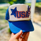 One of a kind - Peace Sign USA Hat