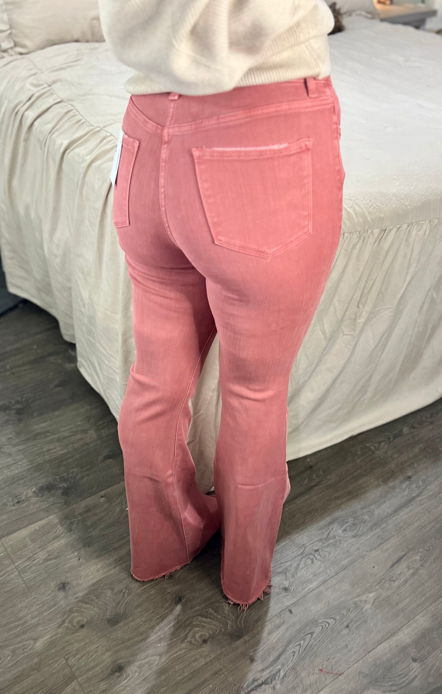 High Rise Super Flare Jeans - SAMPLE