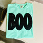 Black sequins BOO tee