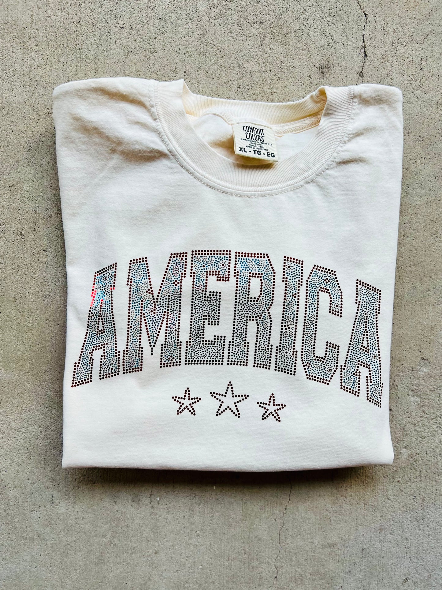 America Floral Spangled Tee - Mommy & Me - Pre Order