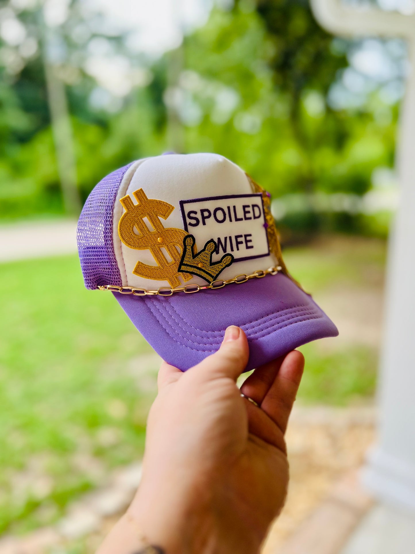 One of a kind - Golden Spoiled Wife Hat