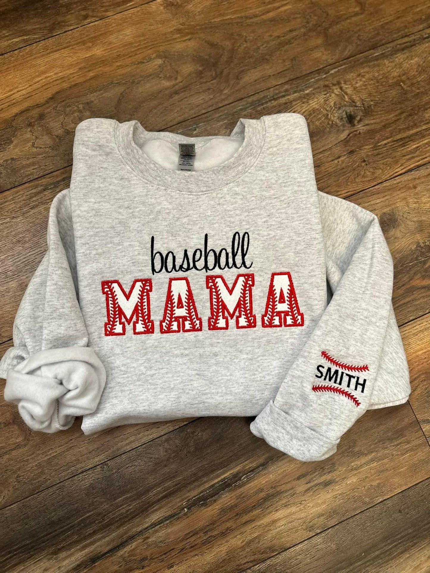 Baseball / Softball / T-Ball Mama Embroidered Sweatshirts - PRE ORDER