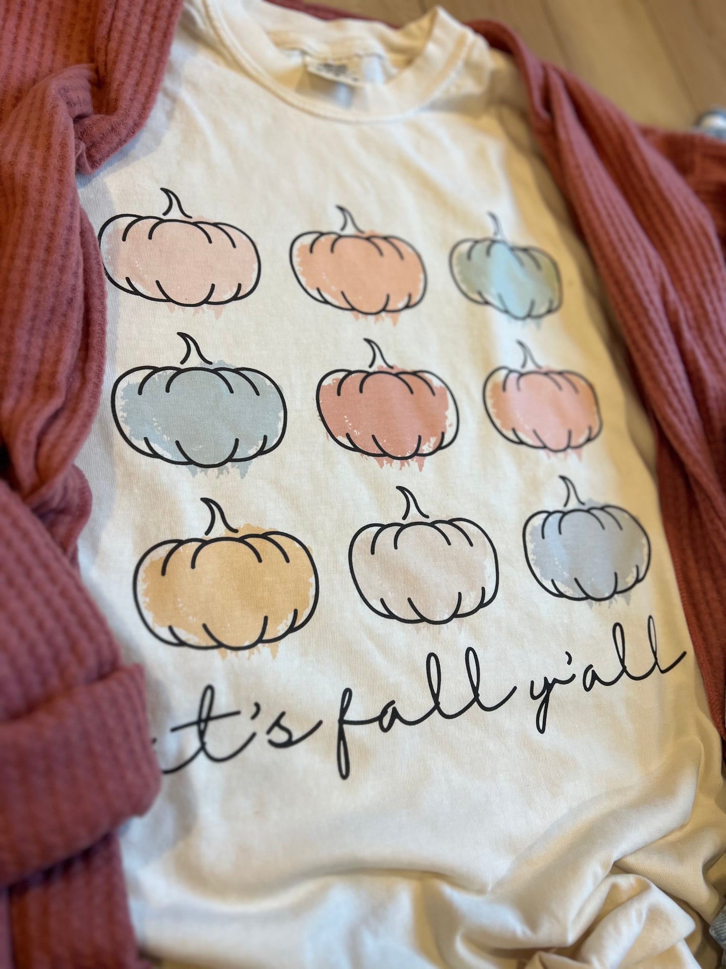 It's Fall Y'all Pastel Pumpkins