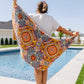 Luxury Beach Towel in Boho Medallions