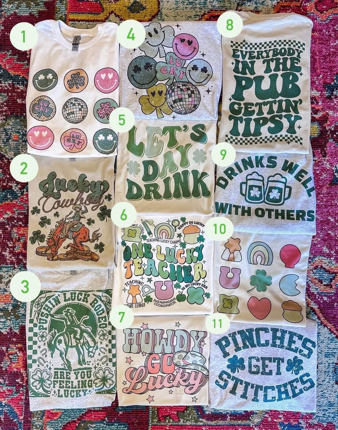 St Pattys Day Tees - Pre Order