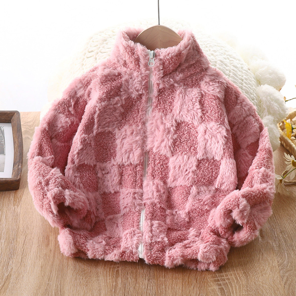 Checker Teddy Bear Fleece - Pre Order