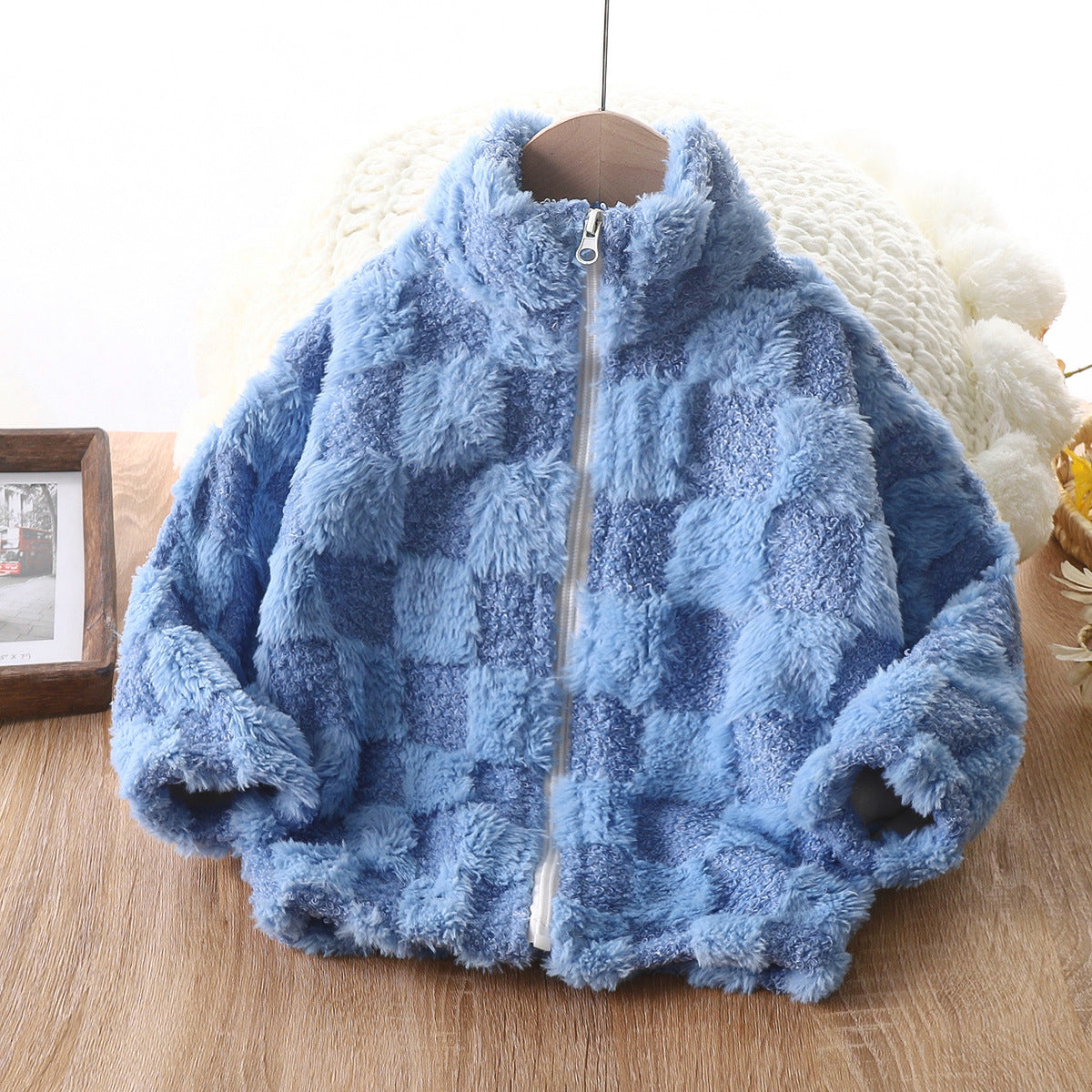 Checker Teddy Bear Fleece - Pre Order