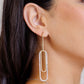 Sonia Link Earrings In Gold