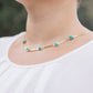 Turquoise Squares Necklace