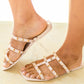 Walk the Talk Studded Sandals