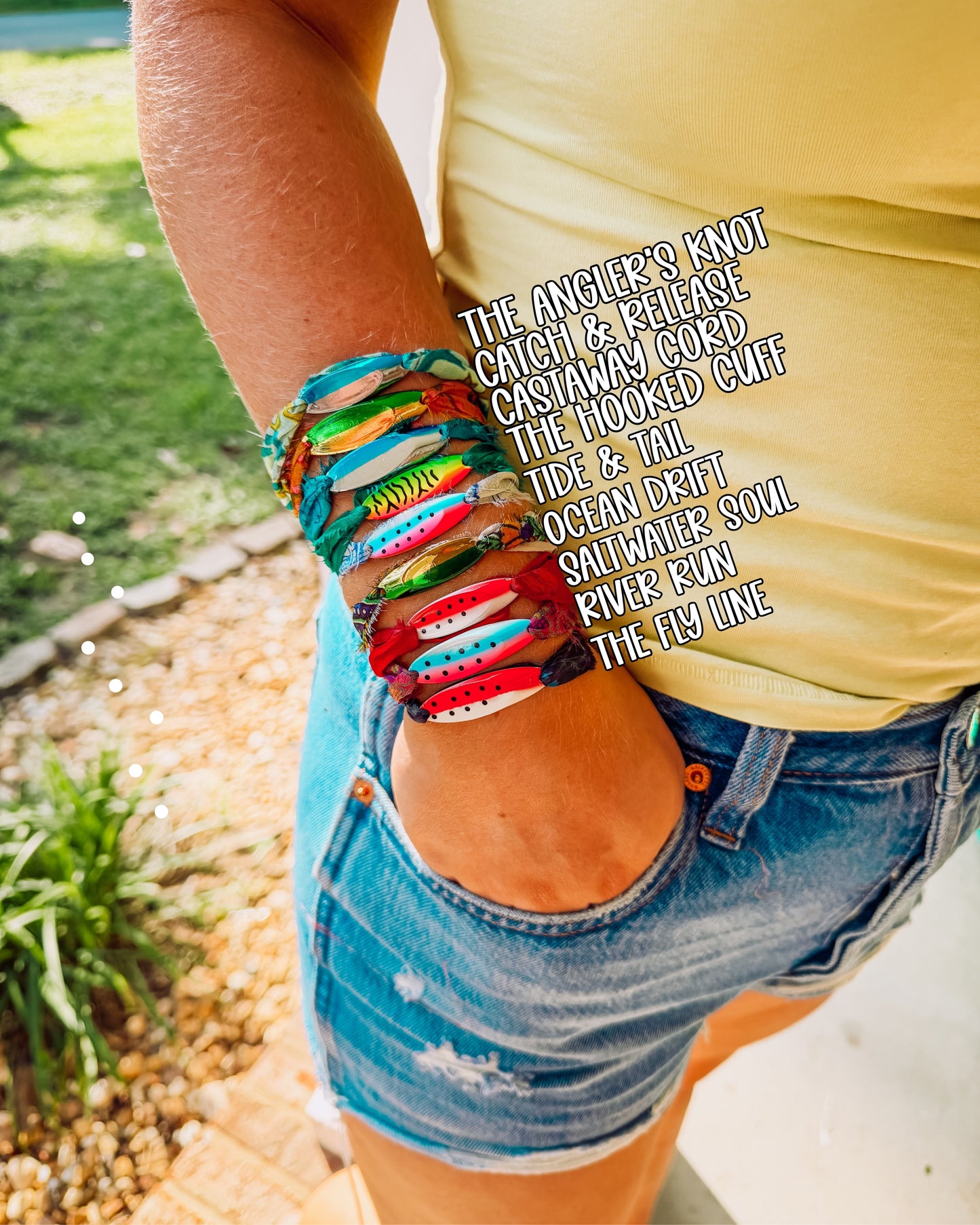 Fishing Lure Self Tie Bracelets