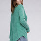 Washed Baby Waffle Long Sleeve Top