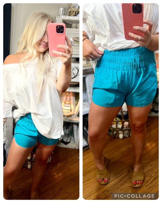 Smocked Windbreaker Shorts | 2 colors