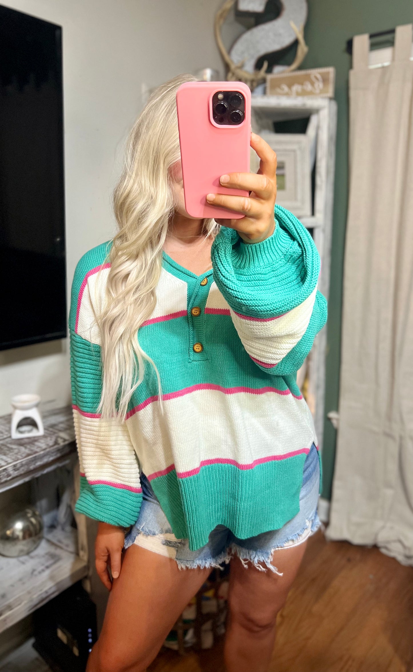 Miami Bubble Sleeve Sweater