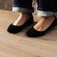 On Your Toes Ballet Flats in Black