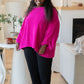 Pink Thoughts Chenille Blouse