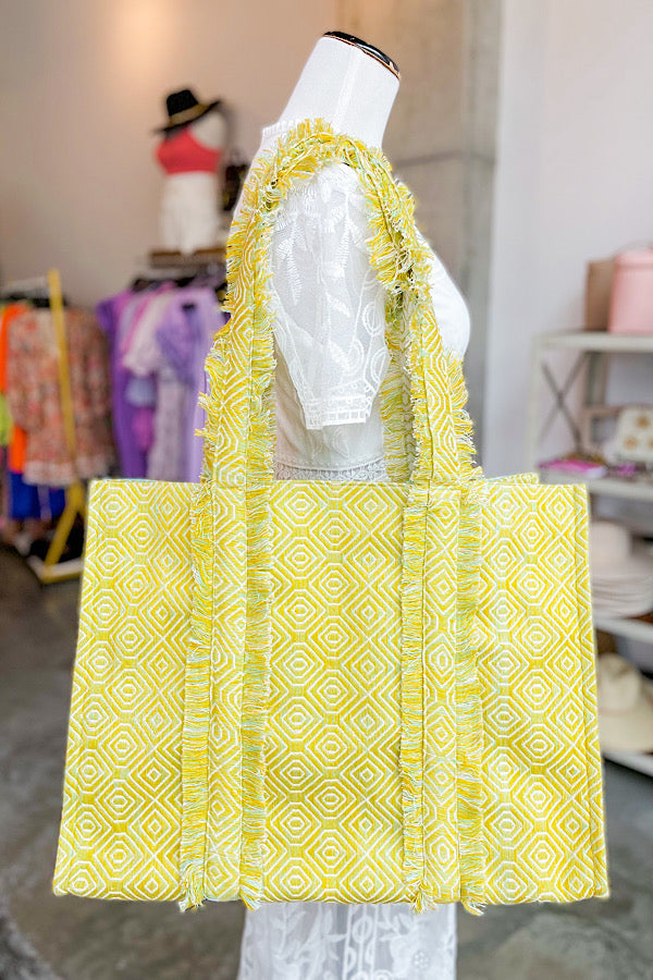 Rosemary Beach Yellow Tote Bag