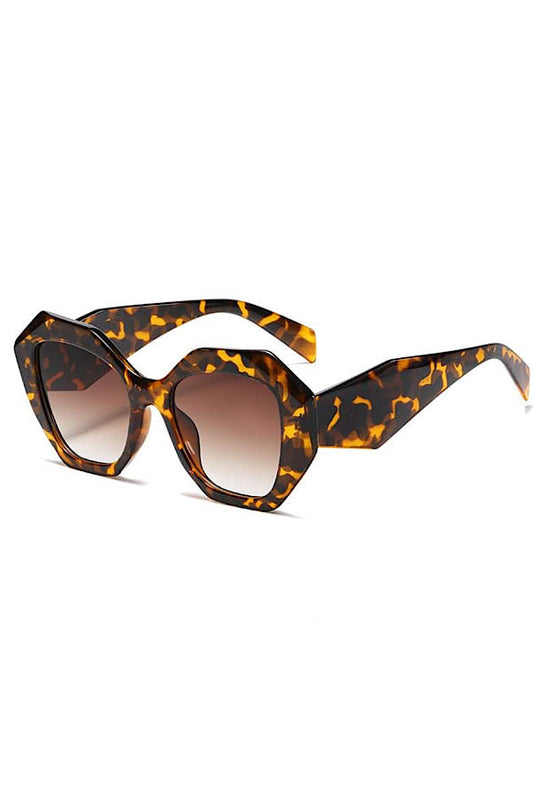 Shine On Brown Sunglasses